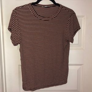 Striped short sleeve shirt